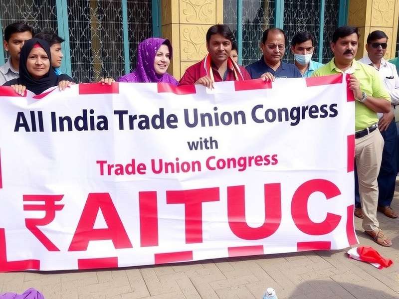 Modern AITUC rally in New Delhi
